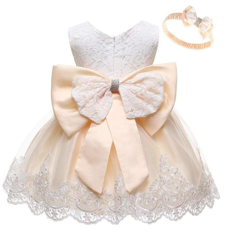 Mindful Yard Dresses Champagne / 6M Cute Baby Girl's Princess Dresses