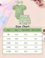 Floral Ruffle Romper and Short Pants Set for Baby Girls - Adorable Summer Outfit