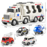 Ultimate 5-in-1 & 7-in-1 Construction Car Truck Toy Set – Perfect Birthday Gift for Kids!.