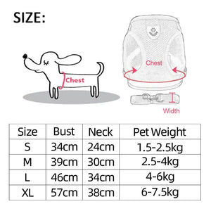 Mindful Yard Adjustable Vest Pet Harness Adjustable Vest Pet Harness