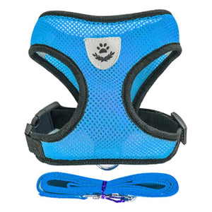 Mindful Yard Adjustable Vest Pet Harness Blue / L Adjustable Vest Pet Harness