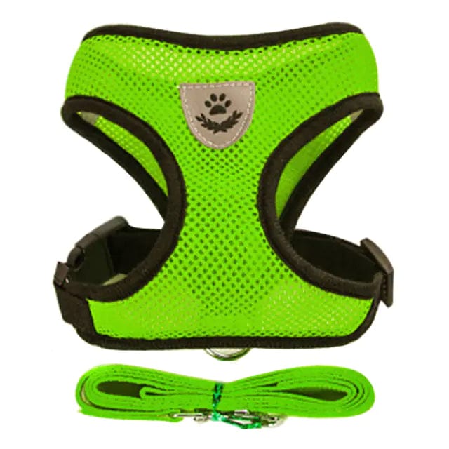 Mindful Yard Adjustable Vest Pet Harness Green / M Adjustable Vest Pet Harness