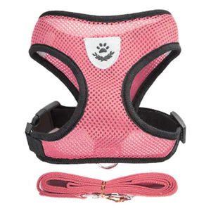 Mindful Yard Adjustable Vest Pet Harness Pink / L Adjustable Vest Pet Harness