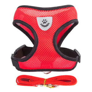 Mindful Yard Adjustable Vest Pet Harness Red / L Adjustable Vest Pet Harness