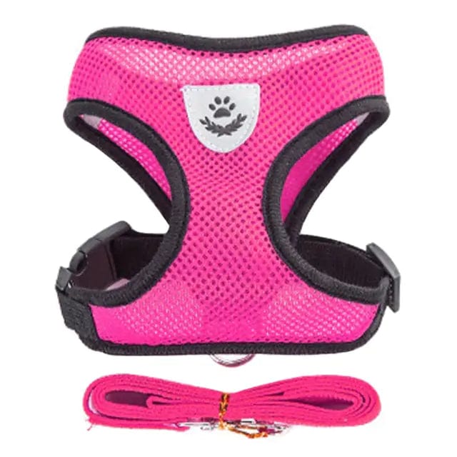 Mindful Yard Adjustable Vest Pet Harness Rose Red / XL Adjustable Vest Pet Harness