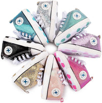 Baby Girls Boys Shoes Soft Anti-Slip Sole Newborn First Walkers High Top Canvas Denim Unisex Infant Sneaker.