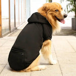 Mindful Yard Black / 2 Extra Large Warm Dog Hoodies for Medium-Large Dogs