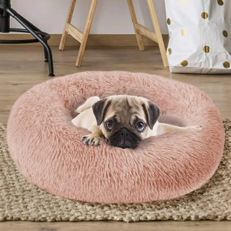 Mindful Yard Dog Donut Bed Calming Anti-Anxiety Donut Bed for Dogs and Cats