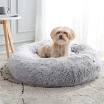 Calming Anti-Anxiety Donut Bed for Dogs and Cats.