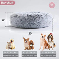 Calming pet bed for anti-anxiety relief, ideal relaxation spot