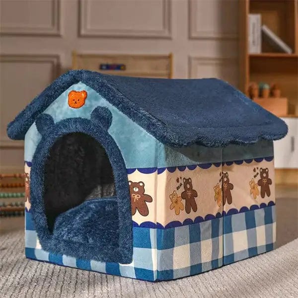 Mindful Yard Foldable Pet House Blue / S Verneza Foldable Pet House