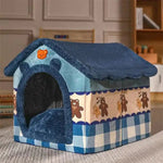 Mindful Yard Foldable Pet House Blue / S Verneza Foldable Pet House