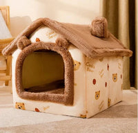 Mindful Yard Foldable Pet House Foldable Pets Dog House With Kennel Bed