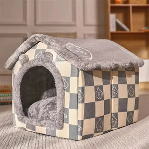 Mindful Yard Foldable Pet House Grey / S Verneza Foldable Pet House