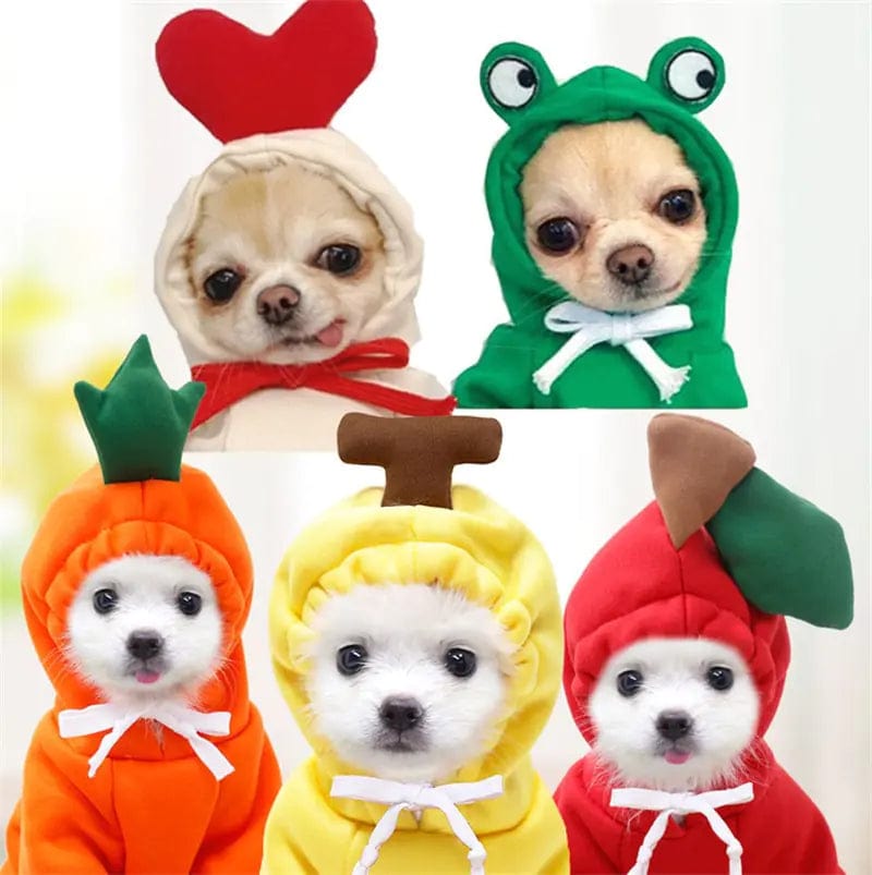 Mindful Yard Fruit Pet Coat Hoodies Fruit Hoodies for Dogs