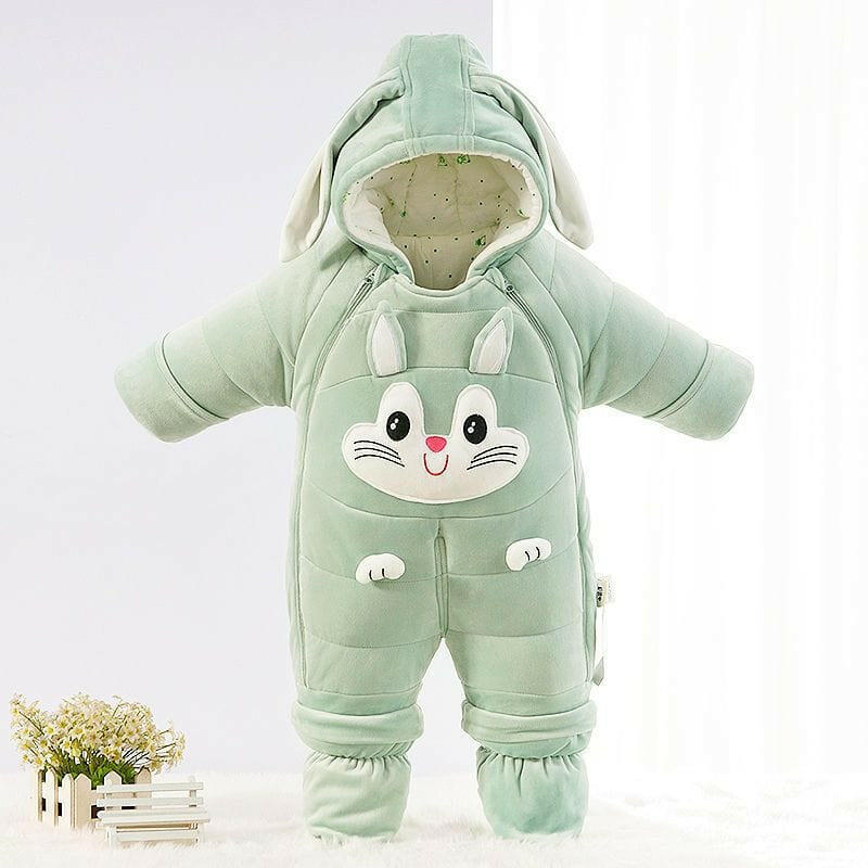 Mindful Yard Baby Snowsuit Newborn Baby Down One-piece Cotton Clothes