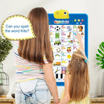 Electronic Alphabet Wall Chart - Educational ABC Learning Toy for Ages 2 to 4, Ideal for Chore Chart and Skill Development.