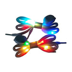 2 Pcs LED Sport Luminous Shoelaces Glow Shoe Strings.