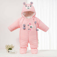 Newborn Baby Down One-piece Cotton Clothes.