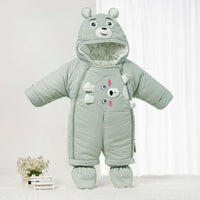 Newborn Baby Down One-piece Cotton Clothes.