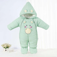 Newborn Baby Down One-piece Cotton Clothes.
