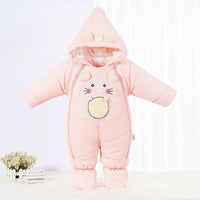 Newborn Baby Down One-piece Cotton Clothes.