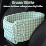 Mindful Yard pet car seater Green White / 42x20x22cm Portable Pet Car Seat Booster