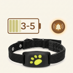 Mindful Yard Pet GPS Tracker Collar Black / 1PC Pet GPS Tracker Collar