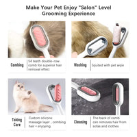 Pet Hair Cleaning Grooming Brush.