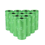 Mindful Yard Pet Poop Disposable Bags 5 Roll Green Pet Poop Disposable Bags