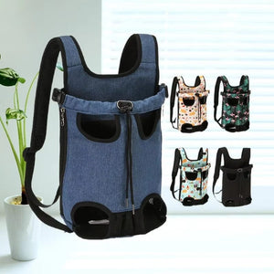 Adjustable Cat Carrier Bag Pet Double Shoulder Backpack Portable Bag Outdoor Travel Camping Hiking Cat Bag Dog Bag.