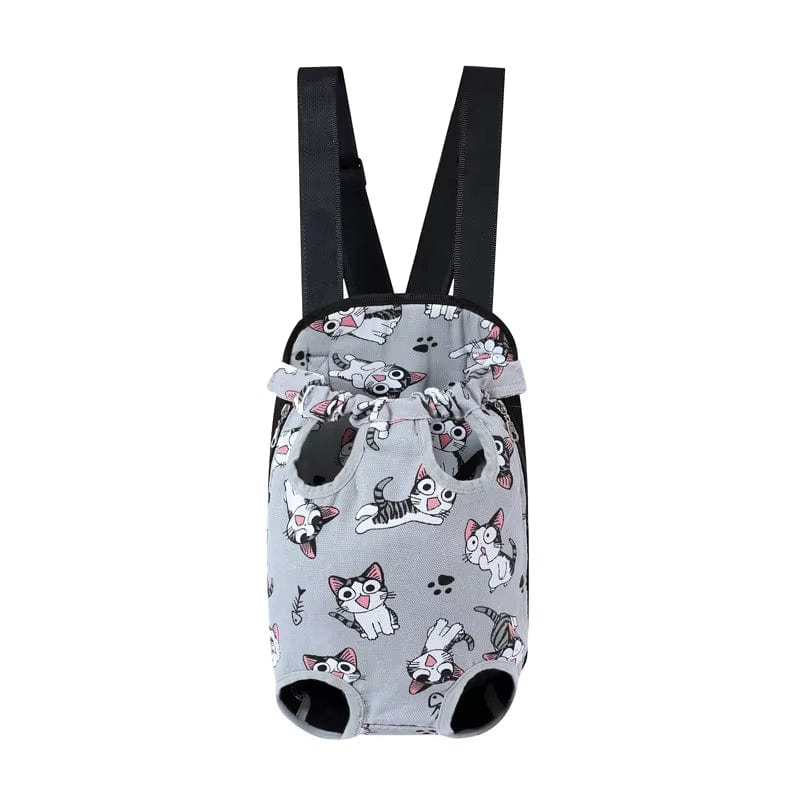 Adjustable Cat Carrier Bag Pet Double Shoulder Backpack Portable Bag Outdoor Travel Camping Hiking Cat Bag Dog Bag.