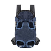 Mindful Yard Pet Portable Backpack Dark Blue Jeans / Xl-In 9Kg Adjustable Cat Carrier Bag Pet Double Shoulder Backpack Portable Bag Outdoor Travel Camping Hiking Cat Bag Dog Bag