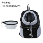 Mindful Yard Pet Travel Carrier Bag Black with Bowl / L for 10-13kg Pet Travel Carrier Bag