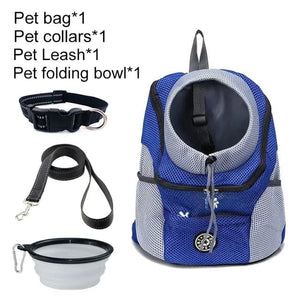 Mindful Yard Pet Travel Carrier Bag Blue Set 1 / L for 10-13kg Pet Travel Carrier Bag