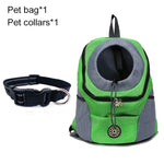 Mindful Yard Pet Travel Carrier Bag Green with Collar / L for 10-13kg Pet Travel Carrier Bag