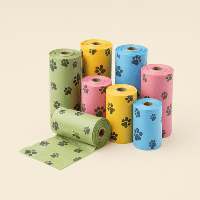 Mindful Yard Pet Waste Bags 4 Colors -720 Bags Eco-Friendly Vibrant Dog Poop Bags ( 4 colors)