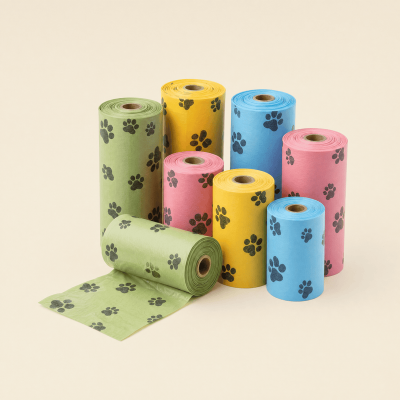 Mindful Yard Pet Waste Bags 4 Colors -720 Bags Eco-Friendly Vibrant Dog Poop Bags ( 4 colors)