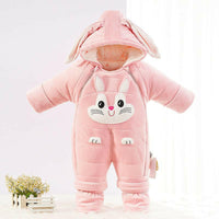 Newborn Baby Down One-piece Cotton Clothes.