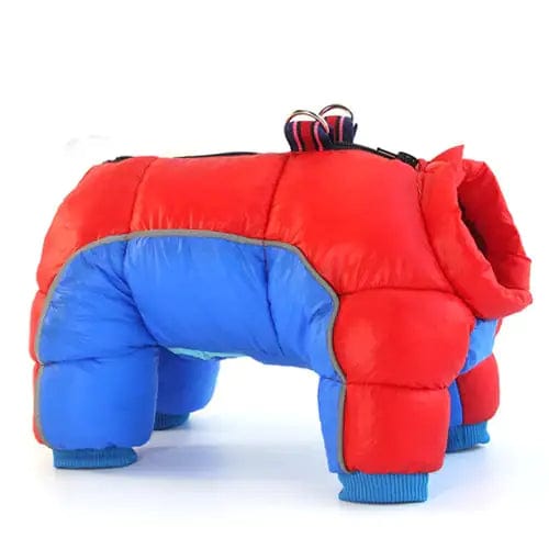 Mindful Yard Red Blue / Extra Extra Extra Extra Extra Large Winter Dog Warm Jacket for Small Dogs