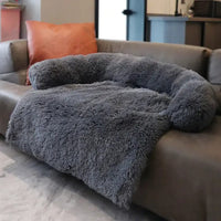Mindful Yard Round Dark Gray / Medium Washable Pet Sofa
