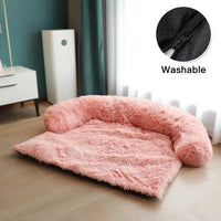 Mindful Yard Round Pink Zip / Medium Washable Pet Sofa