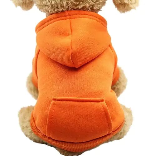 Mindful Yard Soft Fleece Pet Dog Hoodie Orange / L Soft Fleece Pet Dog Hoodie