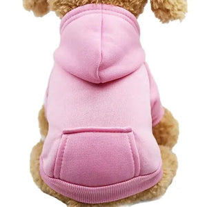 Mindful Yard Soft Fleece Pet Dog Hoodie Pink / M Soft Fleece Pet Dog Hoodie