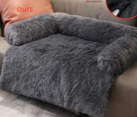 Mindful Yard Square Dark Gray Zip 2 / Extra Large Washable Pet Sofa