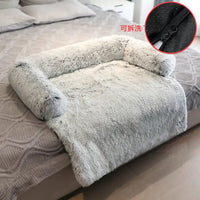 Mindful Yard Square Grey Zip / Small Washable Pet Sofa
