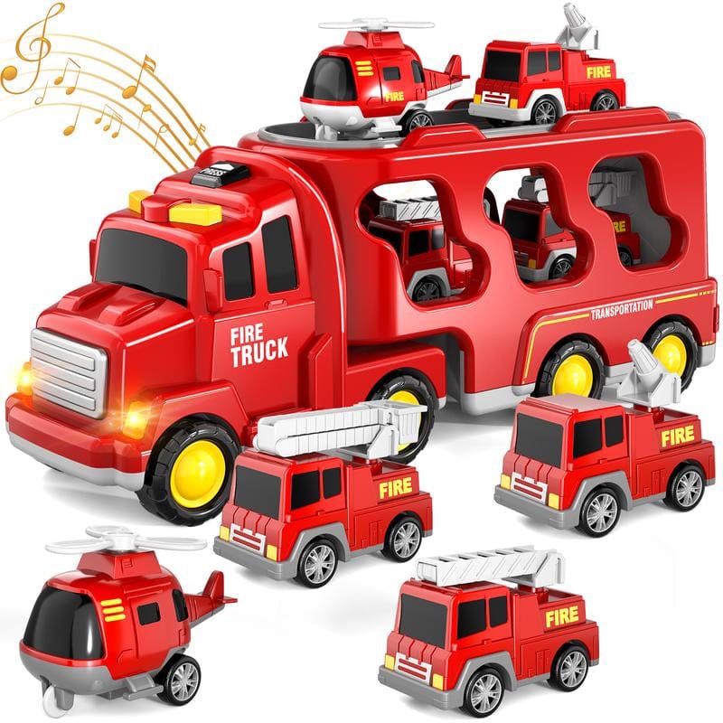 Ultimate 5-in-1 & 7-in-1 Construction Car Truck Toy Set – Perfect Birthday Gift for Kids!.