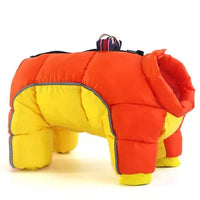 Mindful Yard Yellow Orange / Extra Extra Extra Extra Extra Large Winter Dog Warm Jacket for Small Dogs