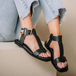 Ava Ankle Buckle Sandal.