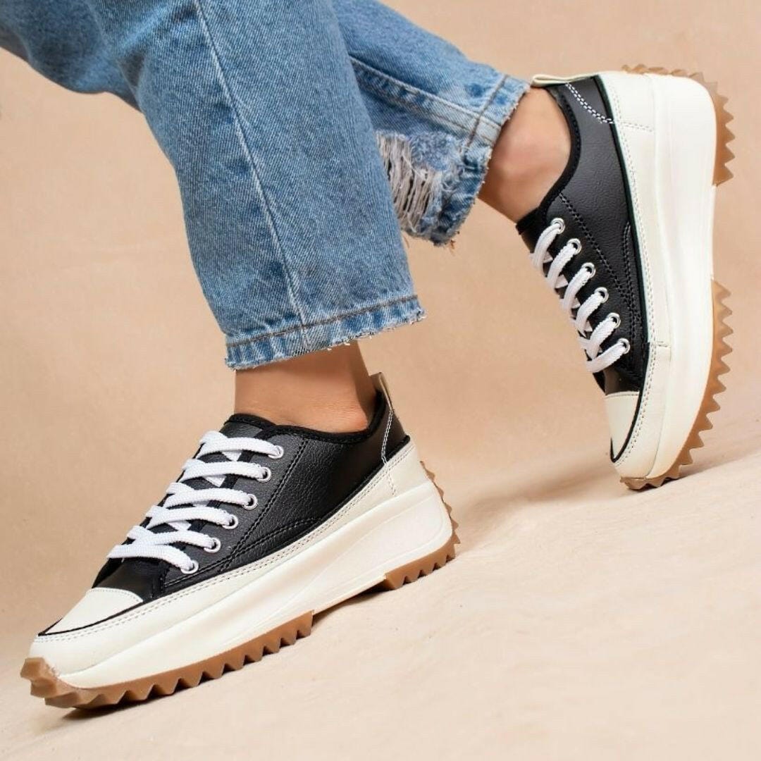 Chunky Lace up Sneakers.